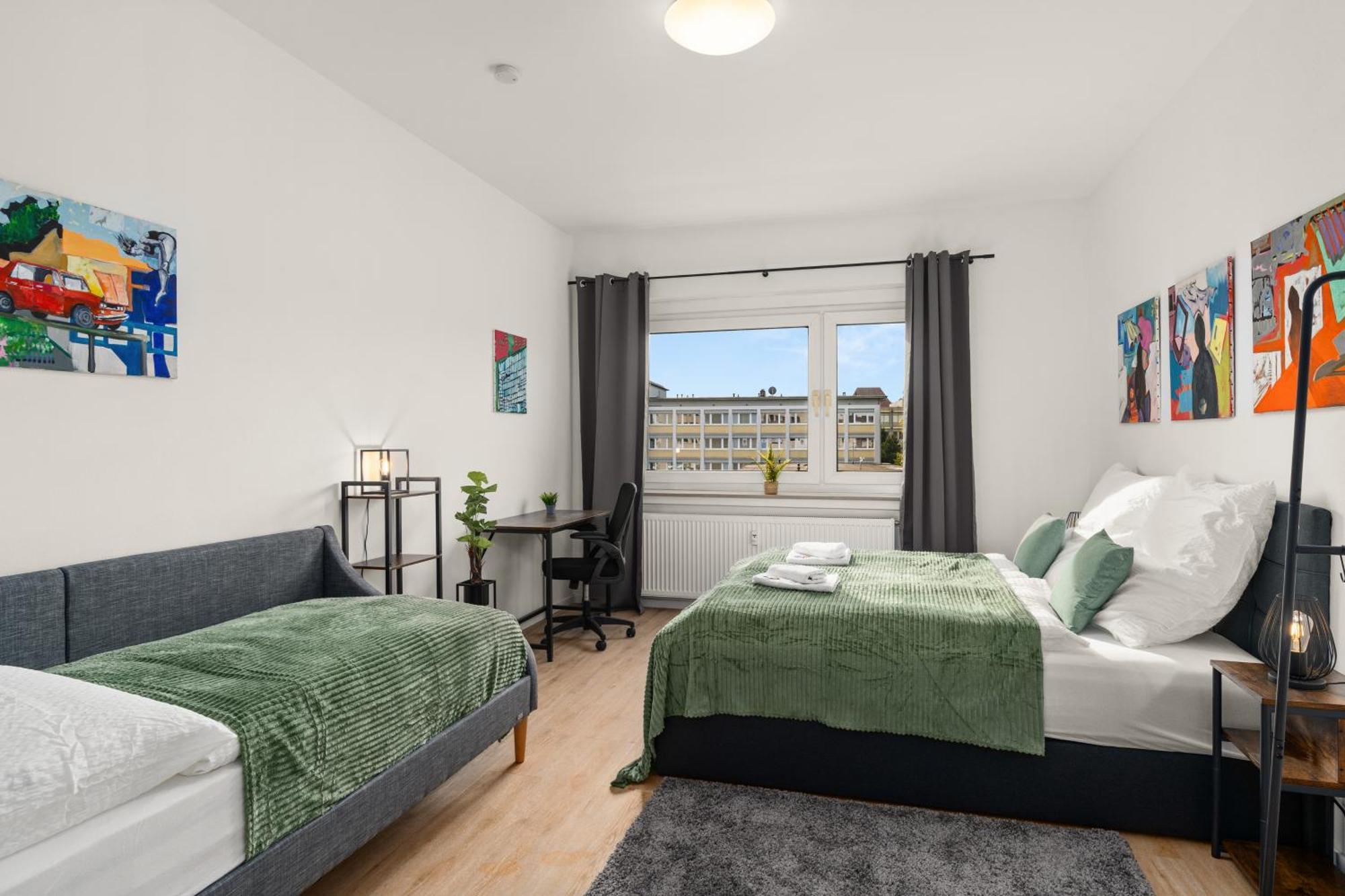 Homely-Apartment Manhattanart, Zentral, Parkplatz, Billard,Ps4, Dart, Balkon Bielefeld Exterior photo